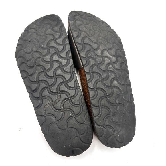 Birkenstocks Betula Birks Two Toe Strap Cork Leather Buckle Narrow 39 size 8 - Picture 4 of 9